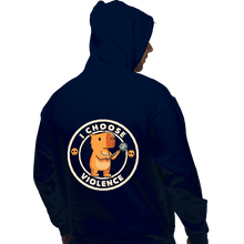 Load image into Gallery viewer, Last_Chance_Shirts Pullover Hoodies, Unisex / Small / Navy Violence Capybara
