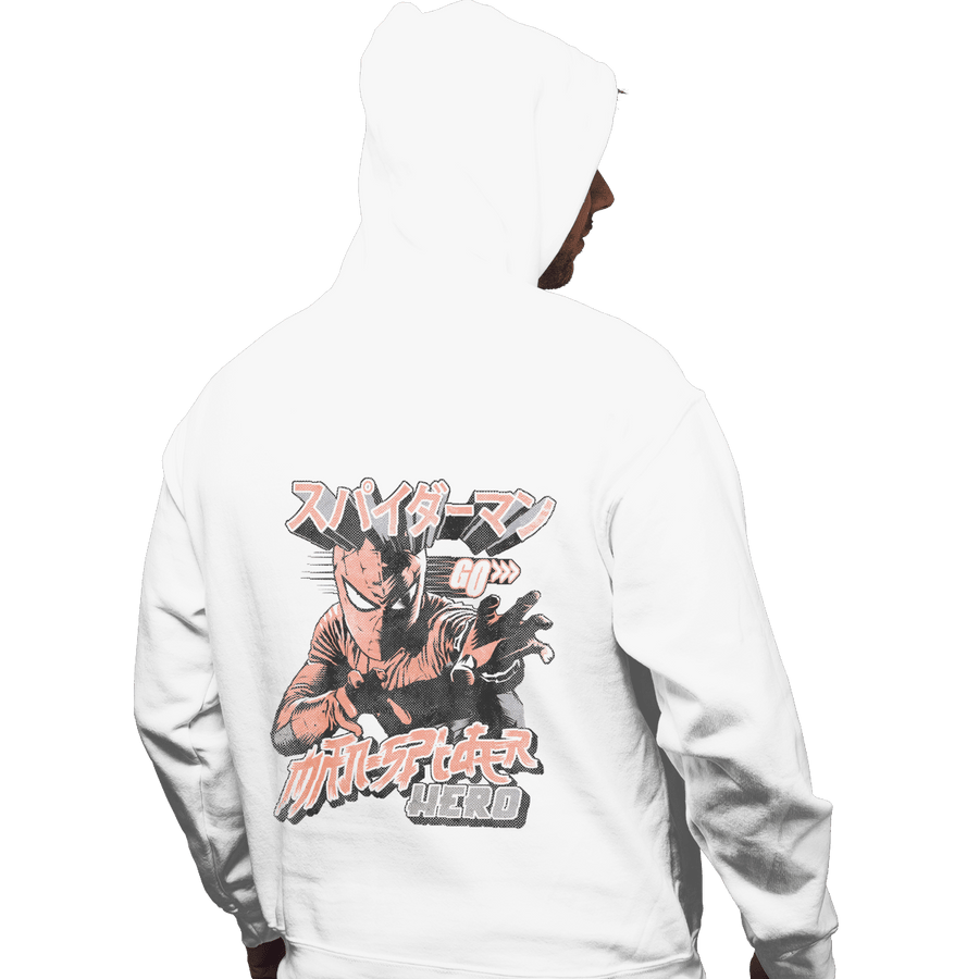 Shirts Pullover Hoodies, Unisex / Small / White Japanese Man Spider