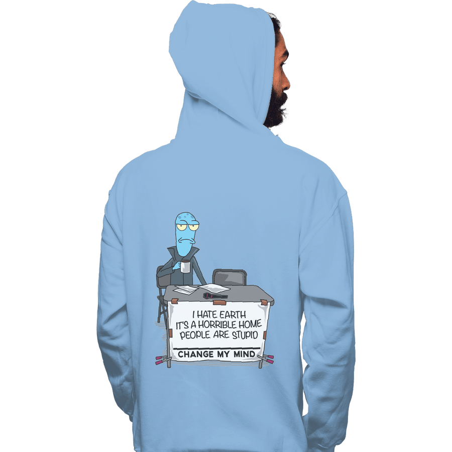 Shirts Zippered Hoodies, Unisex / Small / Royal Blue I Hate Earth