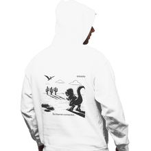 Load image into Gallery viewer, Shirts Zippered Hoodies, Unisex / Small / White T-Rex Run
