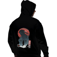 Load image into Gallery viewer, Shirts Zippered Hoodies, Unisex / Small / Black Samurai Warrior
