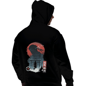 Shirts Zippered Hoodies, Unisex / Small / Black Samurai Warrior