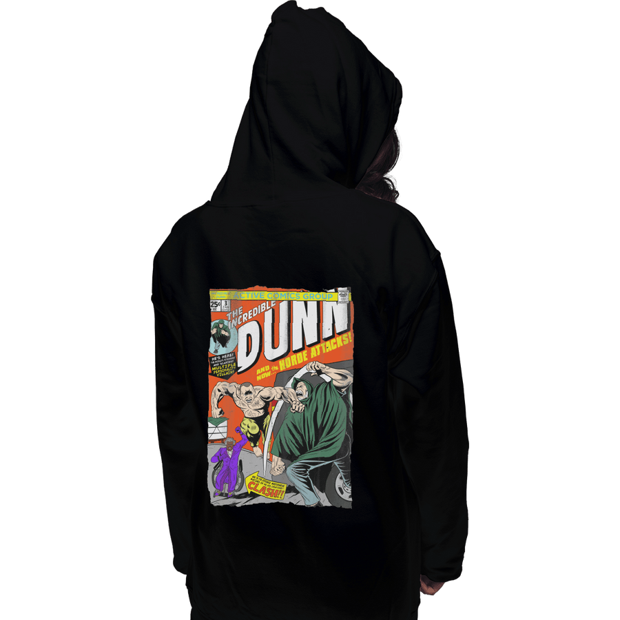 Shirts Pullover Hoodies, Unisex / Small / Black The Incredible Dunn