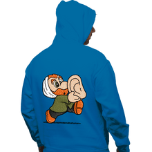Load image into Gallery viewer, Shirts Pullover Hoodies, Unisex / Small / Sapphire Super Vincent
