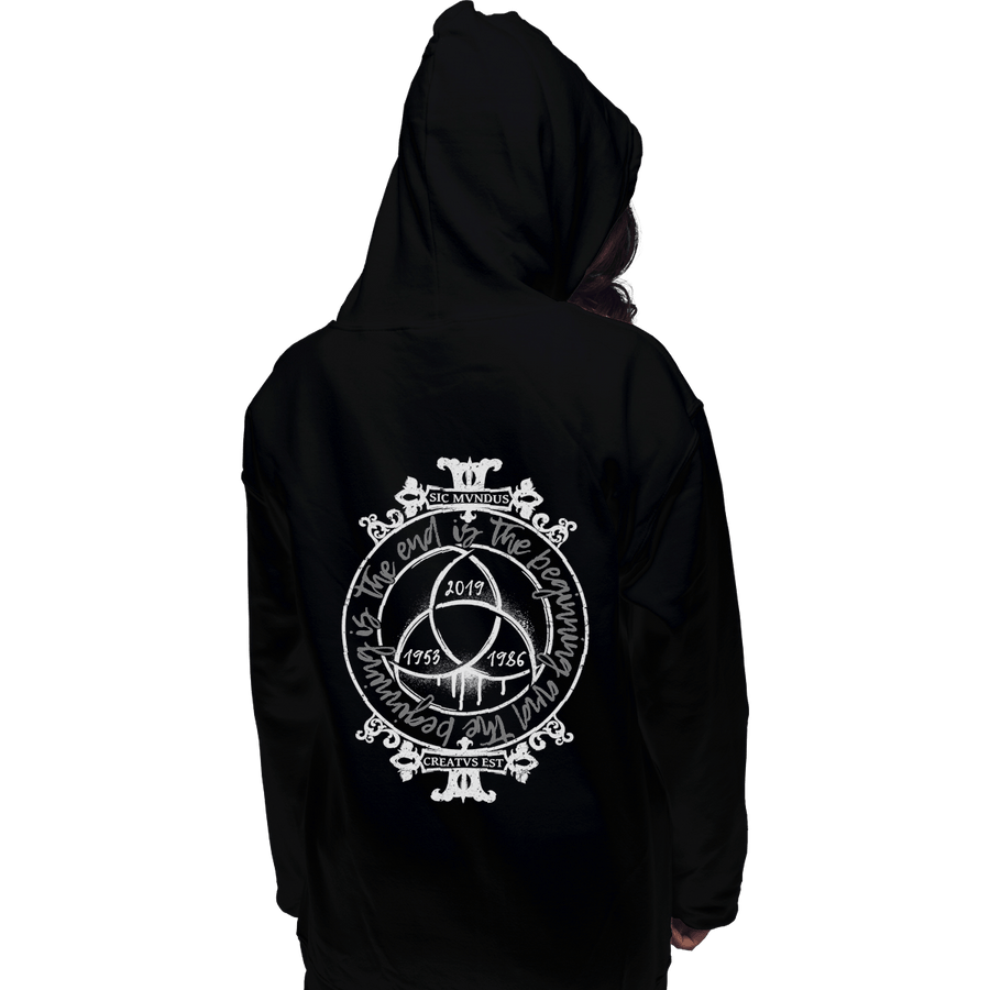 Shirts Zippered Hoodies, Unisex / Small / Black Sic Mundus Creatus Est