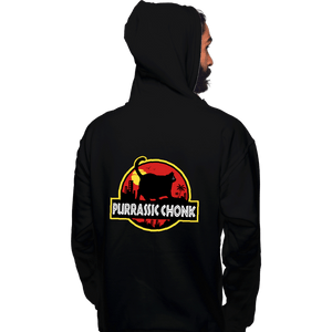 Daily_Deal_Shirts Pullover Hoodies, Unisex / Small / Black Purassic Chonk