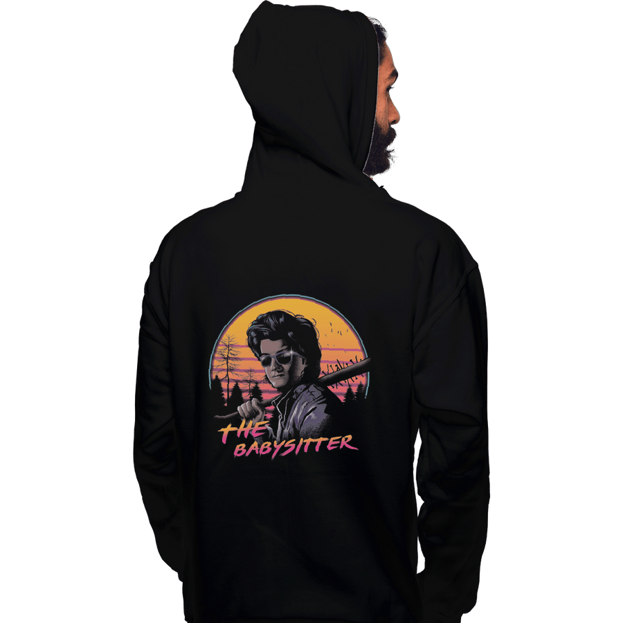 Shirts Pullover Hoodies, Unisex / Small / Black The Babysitter