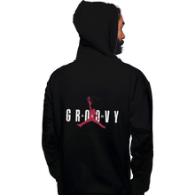 Load image into Gallery viewer, Shirts Pullover Hoodies, Unisex / Small / Black Ash Groovy

