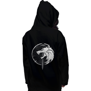 Shirts Zippered Hoodies, Unisex / Small / Black Wh1t3 W0lf