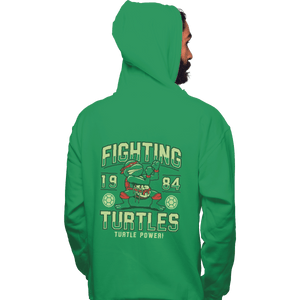 Shirts Pullover Hoodies, Unisex / Small / Irish Green Fighting Turtles