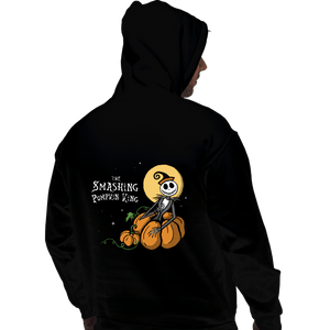 Daily_Deal_Shirts Pullover Hoodies, Unisex / Small / Black The Smashing Pumpkin King