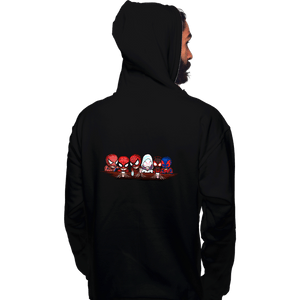 Daily_Deal_Shirts Pullover Hoodies, Unisex / Small / Black Spider Friends