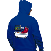 Load image into Gallery viewer, Daily_Deal_Shirts Pullover Hoodies, Unisex / Small / Royal Blue Piece On The Way
