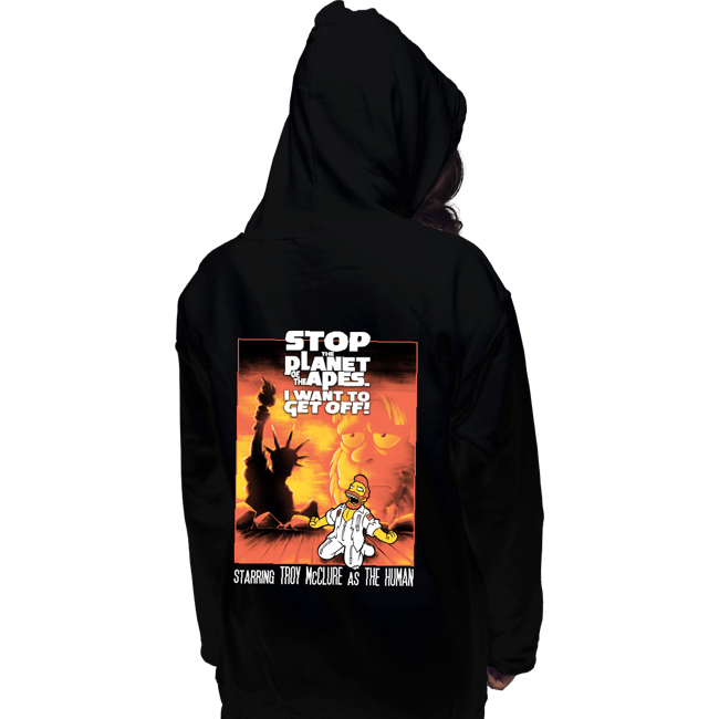Secret_Shirts Pullover Hoodies, Unisex / Small / Black Stop The Planet Of The Apes!