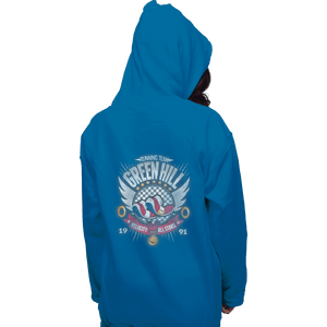 Shirts Zippered Hoodies, Unisex / Small / Royal Blue Green Hill Running Team