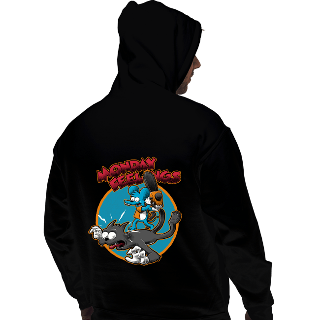 Daily_Deal_Shirts Pullover Hoodies, Unisex / Small / Black Monday Feelings!