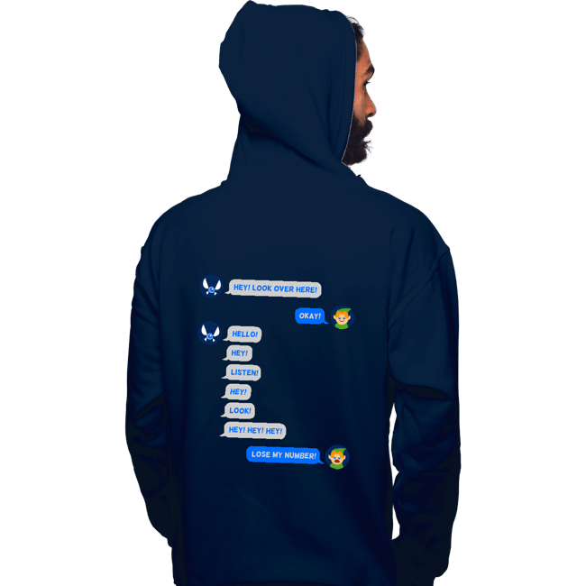 Secret_Shirts Pullover Hoodies, Unisex / Small / Navy Fairy Texts