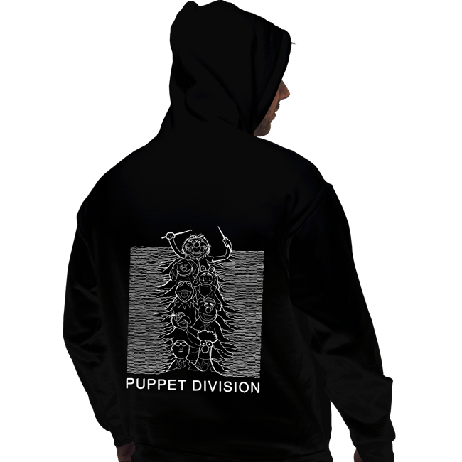 Daily_Deal_Shirts Pullover Hoodies, Unisex / Small / Black Puppet Division