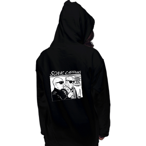 Daily_Deal_Shirts Pullover Hoodies, Unisex / Small / Black Sonic Captains
