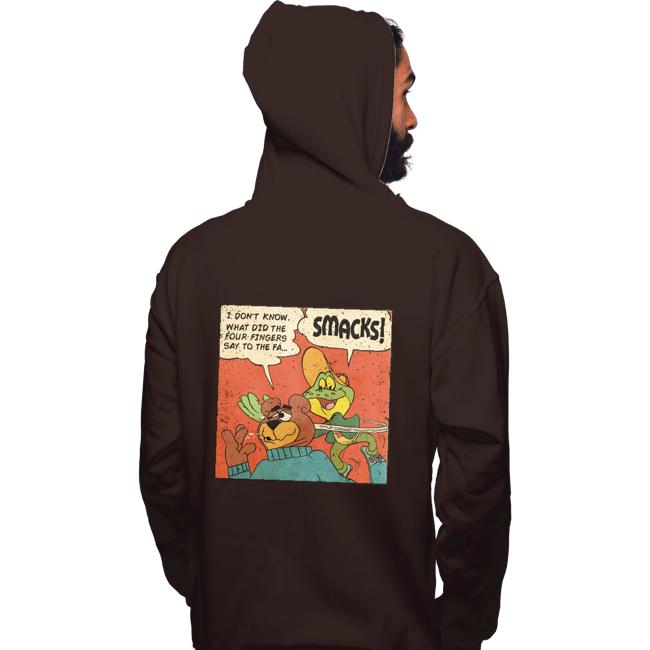 Secret_Shirts Pullover Hoodies, Unisex / Small / Dark Chocolate DigEm Frog