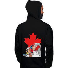 Load image into Gallery viewer, Shirts Zippered Hoodies, Unisex / Small / Black Captain Canuck And Team Canada
