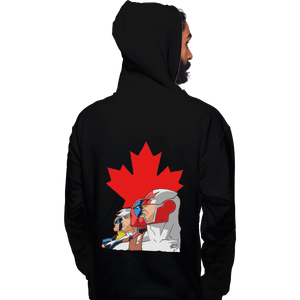 Shirts Zippered Hoodies, Unisex / Small / Black Captain Canuck And Team Canada