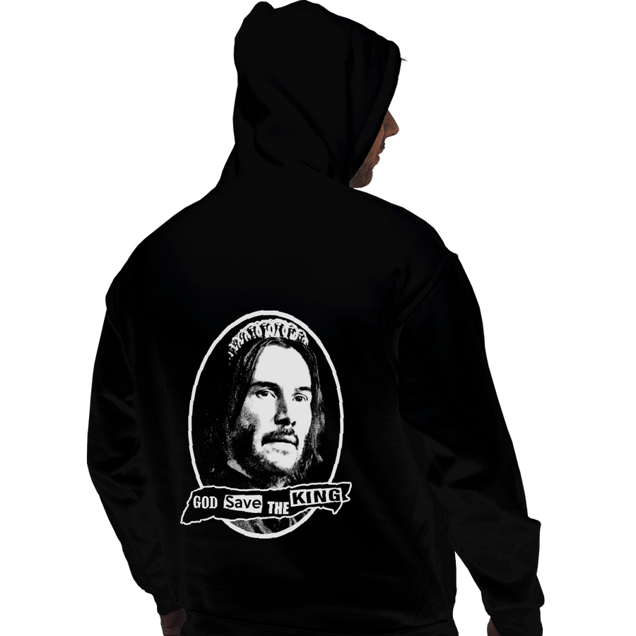 Shirts Pullover Hoodies, Unisex / Small / Black God Save The King
