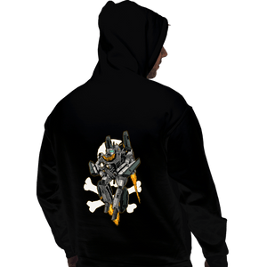 Daily_Deal_Shirts Pullover Hoodies, Unisex / Small / Black Skull Leader