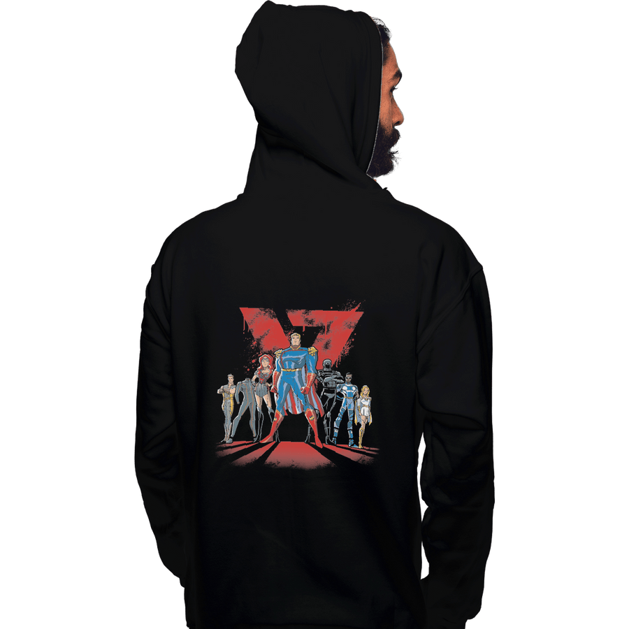 Shirts Zippered Hoodies, Unisex / Small / Black Supes League