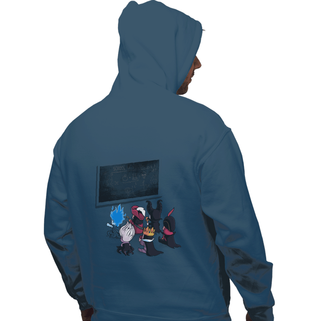 Shirts Pullover Hoodies, Unisex / Small / Indigo Blue School Of Villains