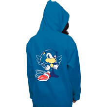 Load image into Gallery viewer, Shirts Pullover Hoodies, Unisex / Small / Sapphire Waiting Hedgehog
