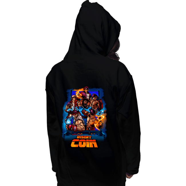 Secret_Shirts Pullover Hoodies, Unisex / Small / Black Insert Coin Fighter
