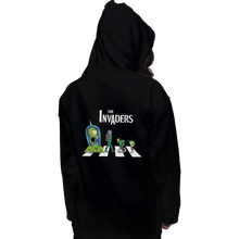 Load image into Gallery viewer, Shirts Zippered Hoodies, Unisex / Small / Black The Invaders
