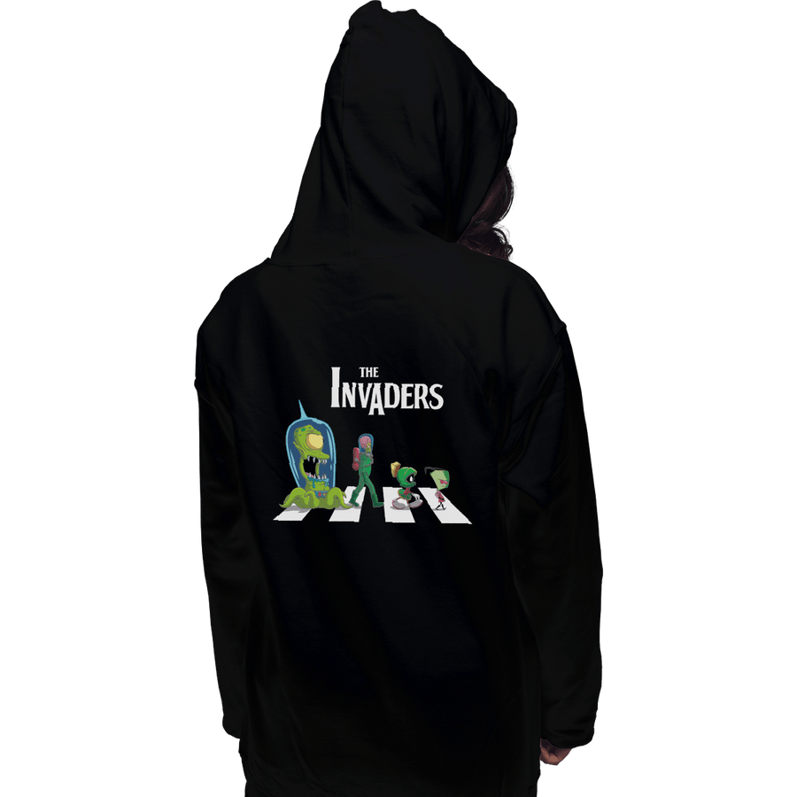 Shirts Zippered Hoodies, Unisex / Small / Black The Invaders