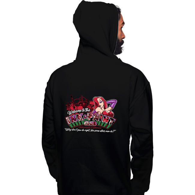 Daily_Deal_Shirts Pullover Hoodies, Unisex / Small / Black Welcome To The Ink And Paint Club