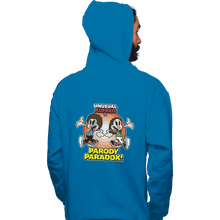 Load image into Gallery viewer, Shirts Zippered Hoodies, Unisex / Small / Royal blue Parody Paradox!
