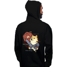 Load image into Gallery viewer, Secret_Shirts Pullover Hoodies, Unisex / Small / Black D&amp;D Doge Meme
