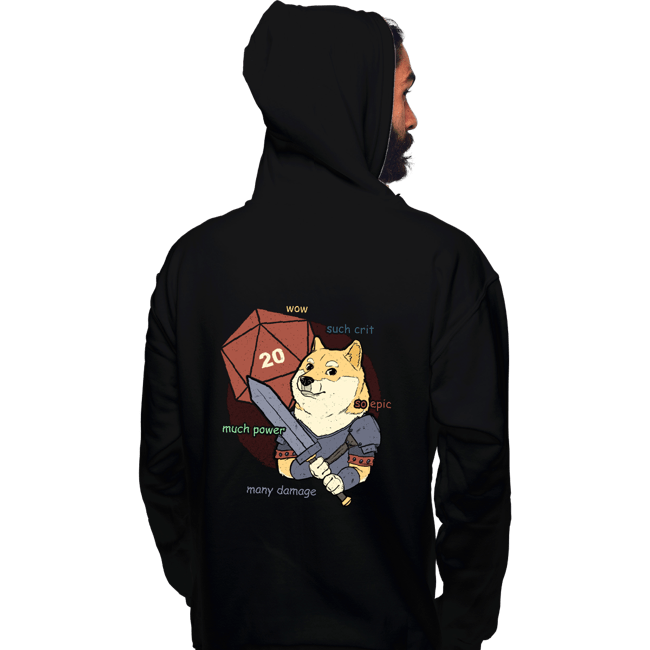 Secret_Shirts Pullover Hoodies, Unisex / Small / Black D&D Doge Meme
