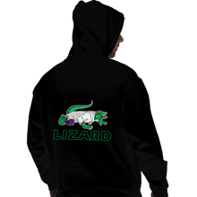 Load image into Gallery viewer, Shirts Pullover Hoodies, Unisex / Small / Black Lizard
