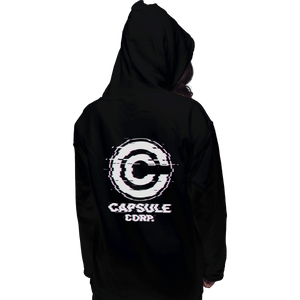 Shirts Zippered Hoodies, Unisex / Small / Black Ddjvigo's Glitch Capsule Corp