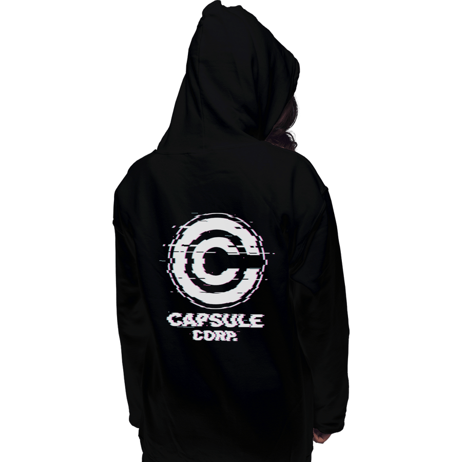 Shirts Zippered Hoodies, Unisex / Small / Black Ddjvigo's Glitch Capsule Corp