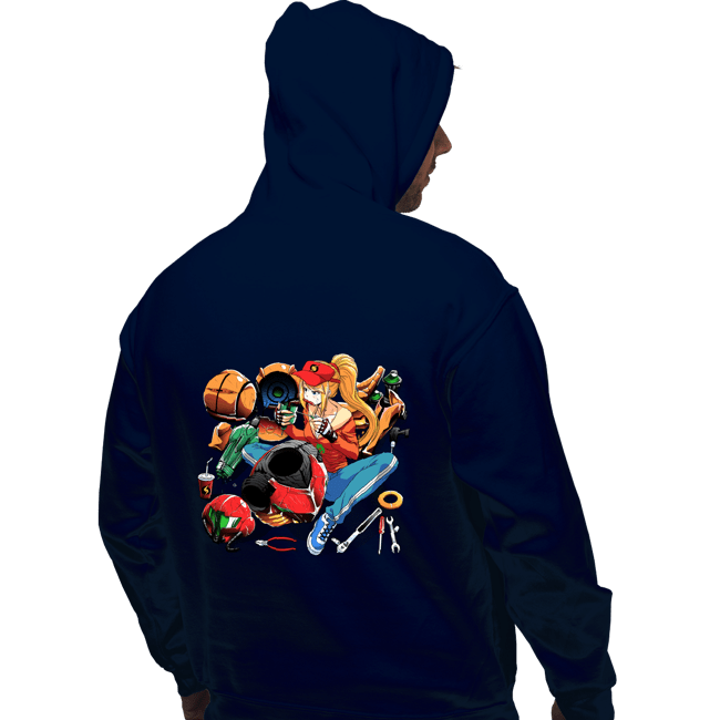 Secret_Shirts Pullover Hoodies, Unisex / Small / Navy Suit Repair!