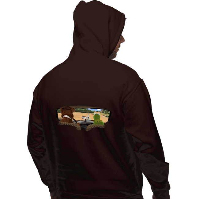 Daily_Deal_Shirts Pullover Hoodies, Unisex / Small / Dark Chocolate Classic Road Trip Adventurea