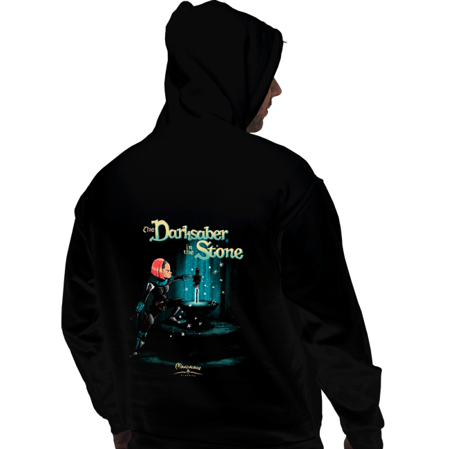 Daily_Deal_Shirts Pullover Hoodies, Unisex / Small / Black The Saber In The Stone