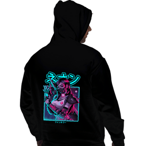 Shirts Pullover Hoodies, Unisex / Small / Black Neon Fantasy VII