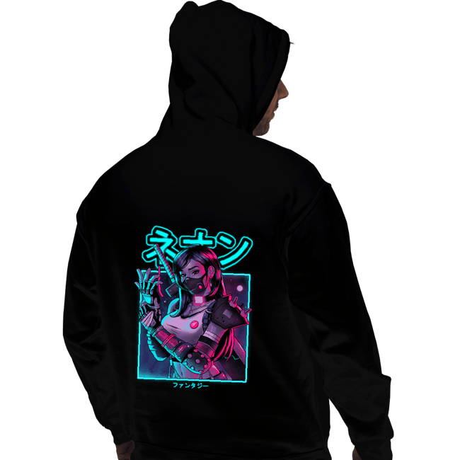 Shirts Pullover Hoodies, Unisex / Small / Black Neon Fantasy VII