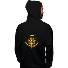 Load image into Gallery viewer, Daily_Deal_Shirts Pullover Hoodies, Unisex / Small / Black Tarnished Glow
