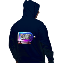Load image into Gallery viewer, Daily_Deal_Shirts Pullover Hoodies, Unisex / Small / Navy Spaceship In A Bottle
