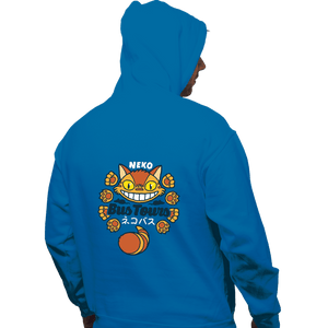 Shirts Pullover Hoodies, Unisex / Small / Sapphire Neko Bus Tours