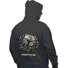 Load image into Gallery viewer, Shirts Zippered Hoodies, Unisex / Small / Dark Heather Hello Mando
